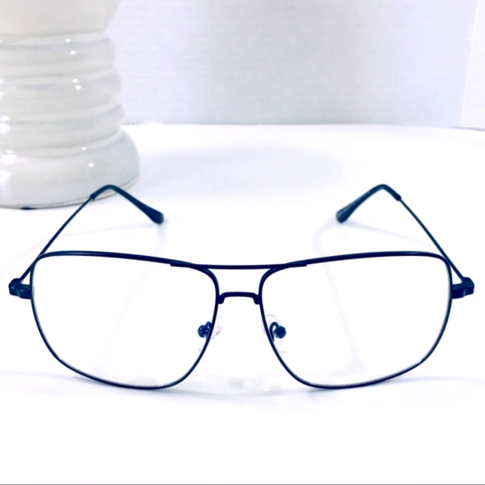 Metal Oversized Blue Light Blocking Glasses